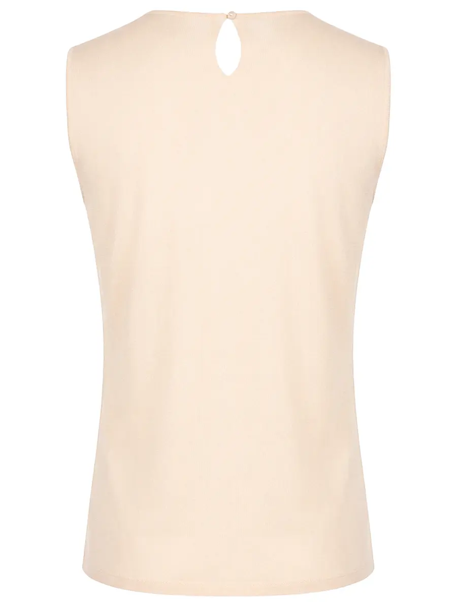 Топ из модала и шелка DOROTHEE SCHUMACHER 524101/бежевый Бежевый  Фото 2