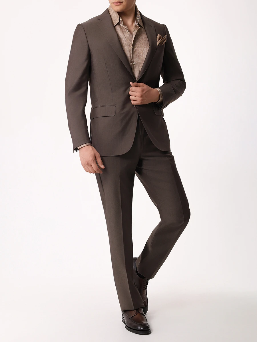

Рубашка Regular Fit, Коричневый, 54003