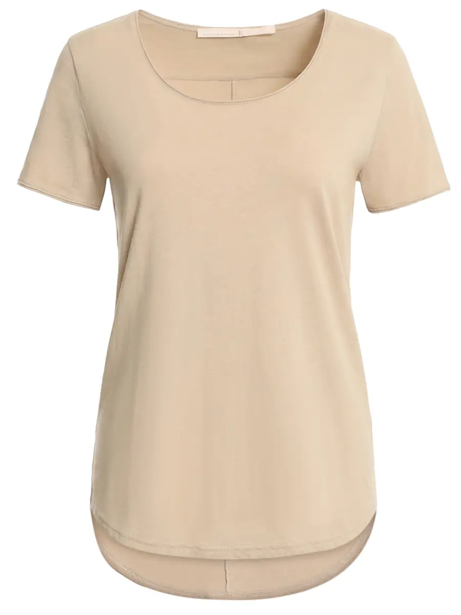 Футболка хлопковая DOROTHEE SCHUMACHER 623402/бежевый Бежевый 