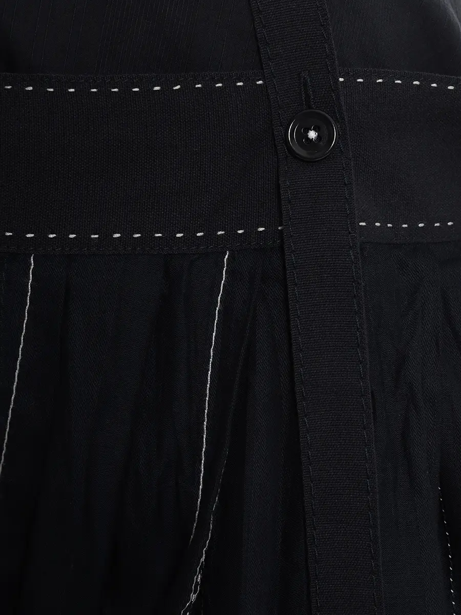 Юбка хлопковая HIGH 720057 Синий  Фото 3