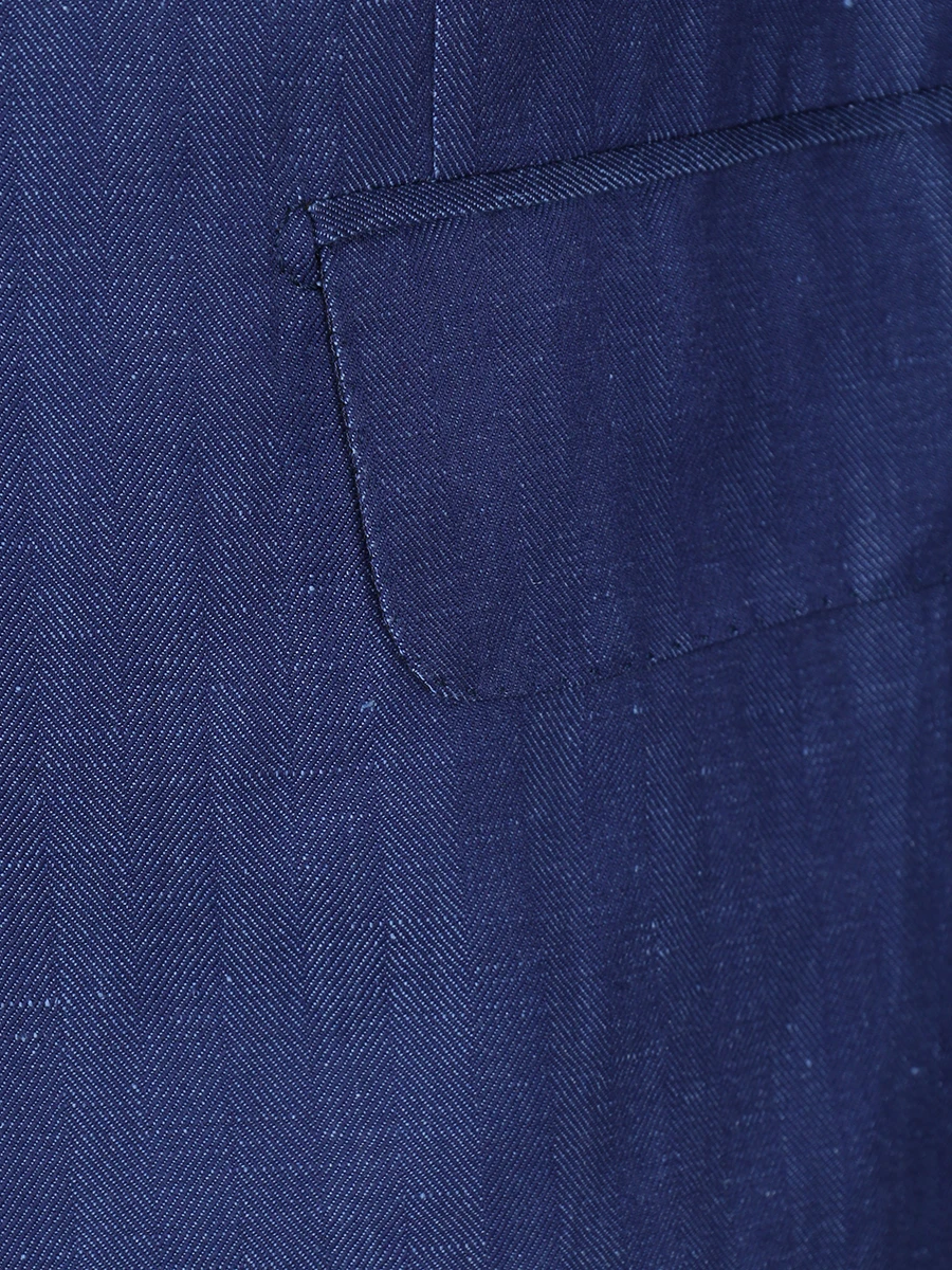 Пиджак из шерсти и льна BRIONI 7413/4292 Полоска  Фото 4