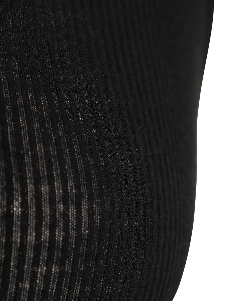 Платье хлопковое HIGH 75245104287-maxi/черный Черный  Фото 3