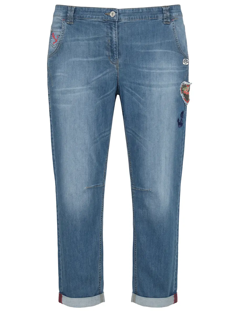 

Джинсы хлопковые, Синий, 763900/129/87 Синий