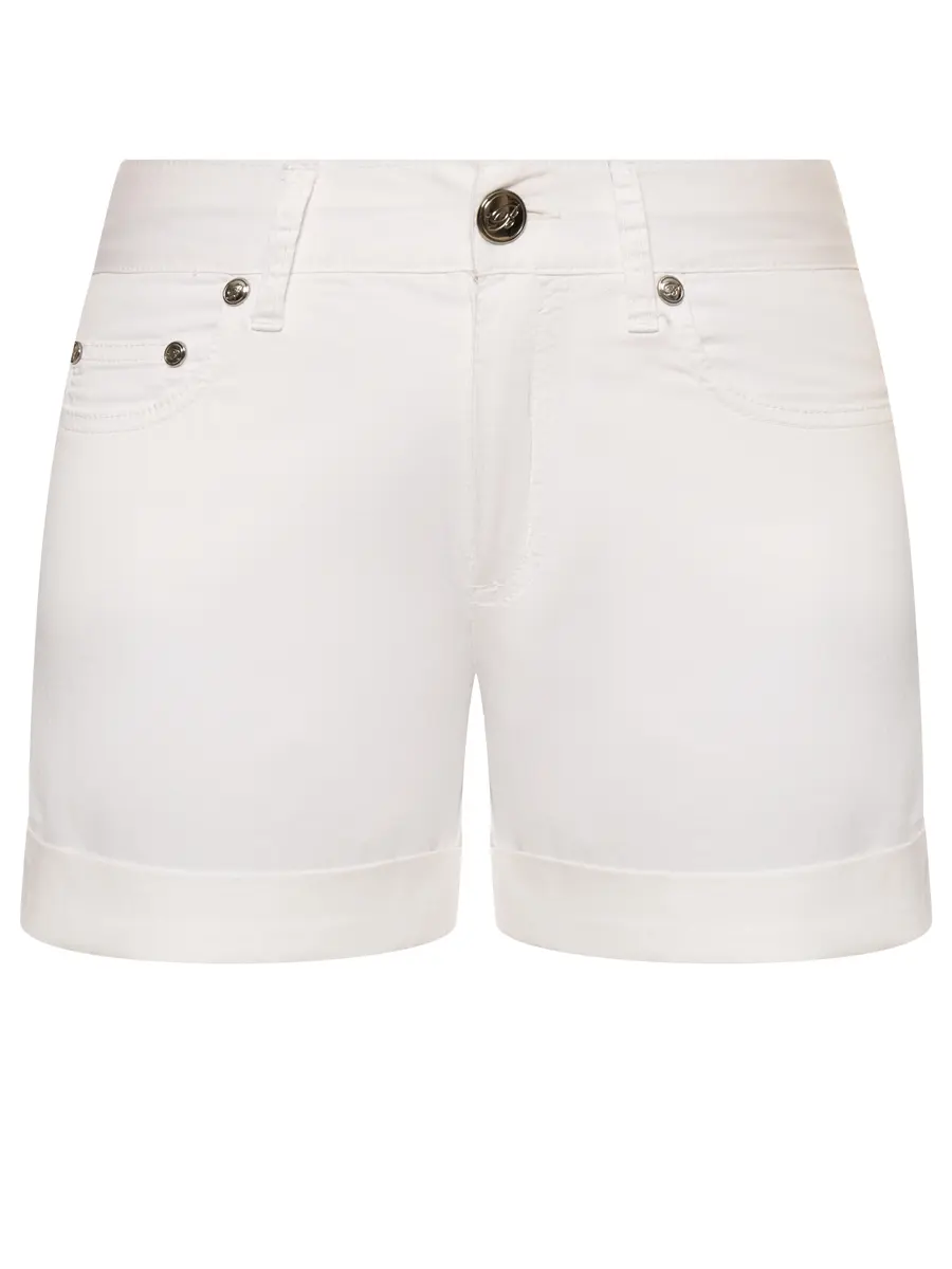 Шорты хлопковые BLUMARINE 8781 Белый 