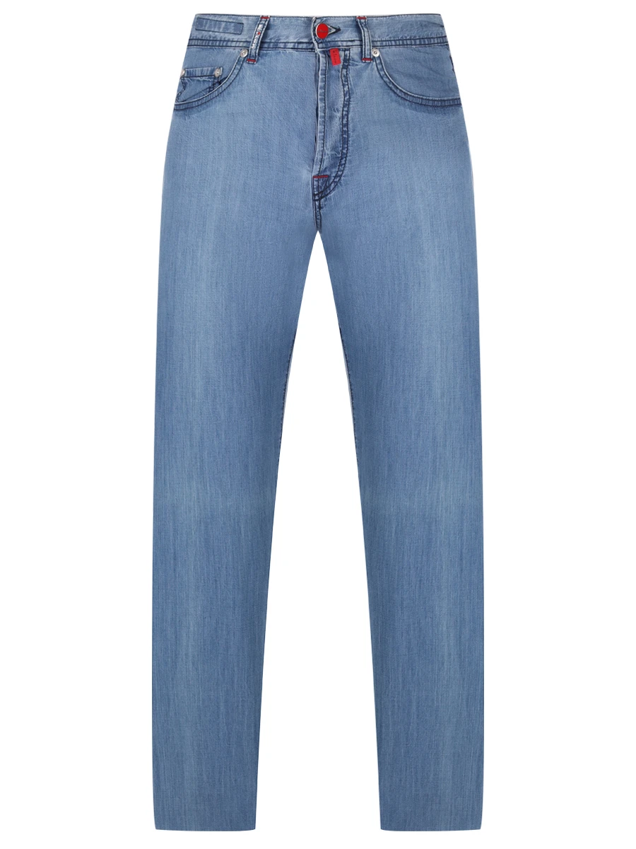 Джинсы хлопковые KITON 8G06/1 Синий 