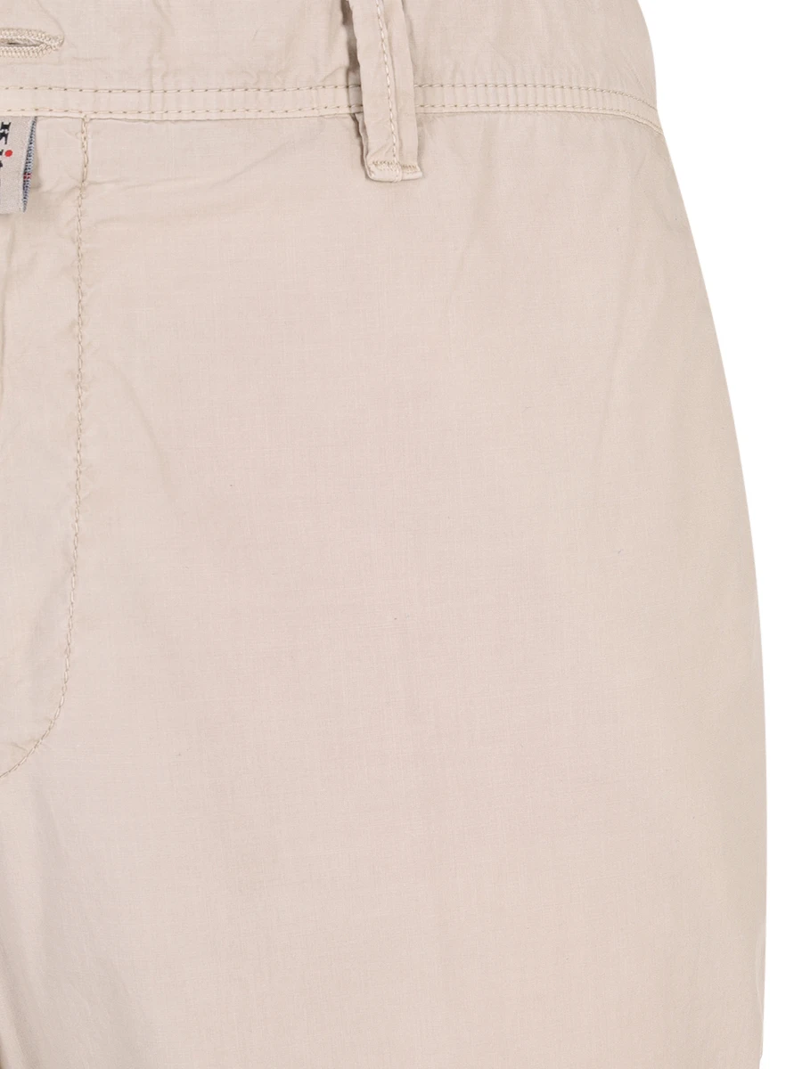 Брюки хлопковые KITON 8H84/12 Бежевый  Фото 4
