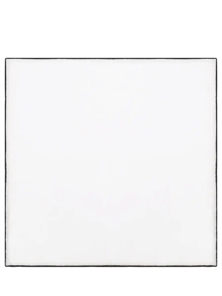 

Платок льняной, Белый, 94032/9530/бел/серый