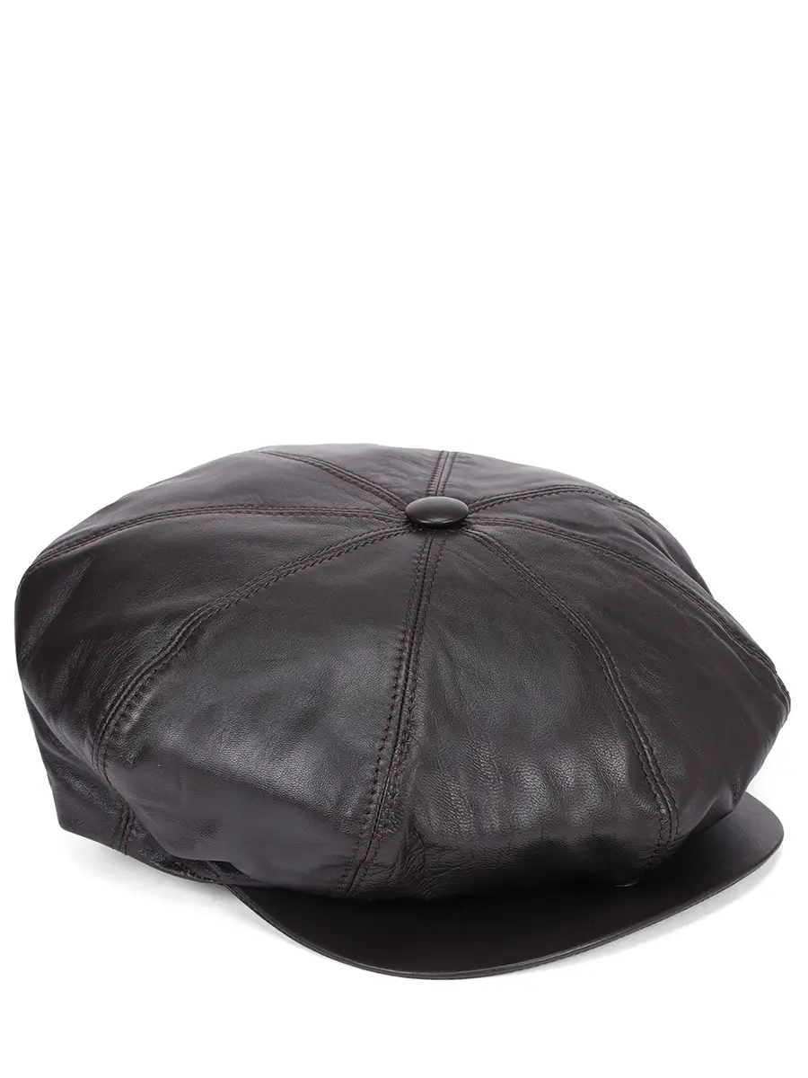 Кепка кожаная BORSALINO B15022Q/006642/корич Коричневый 
