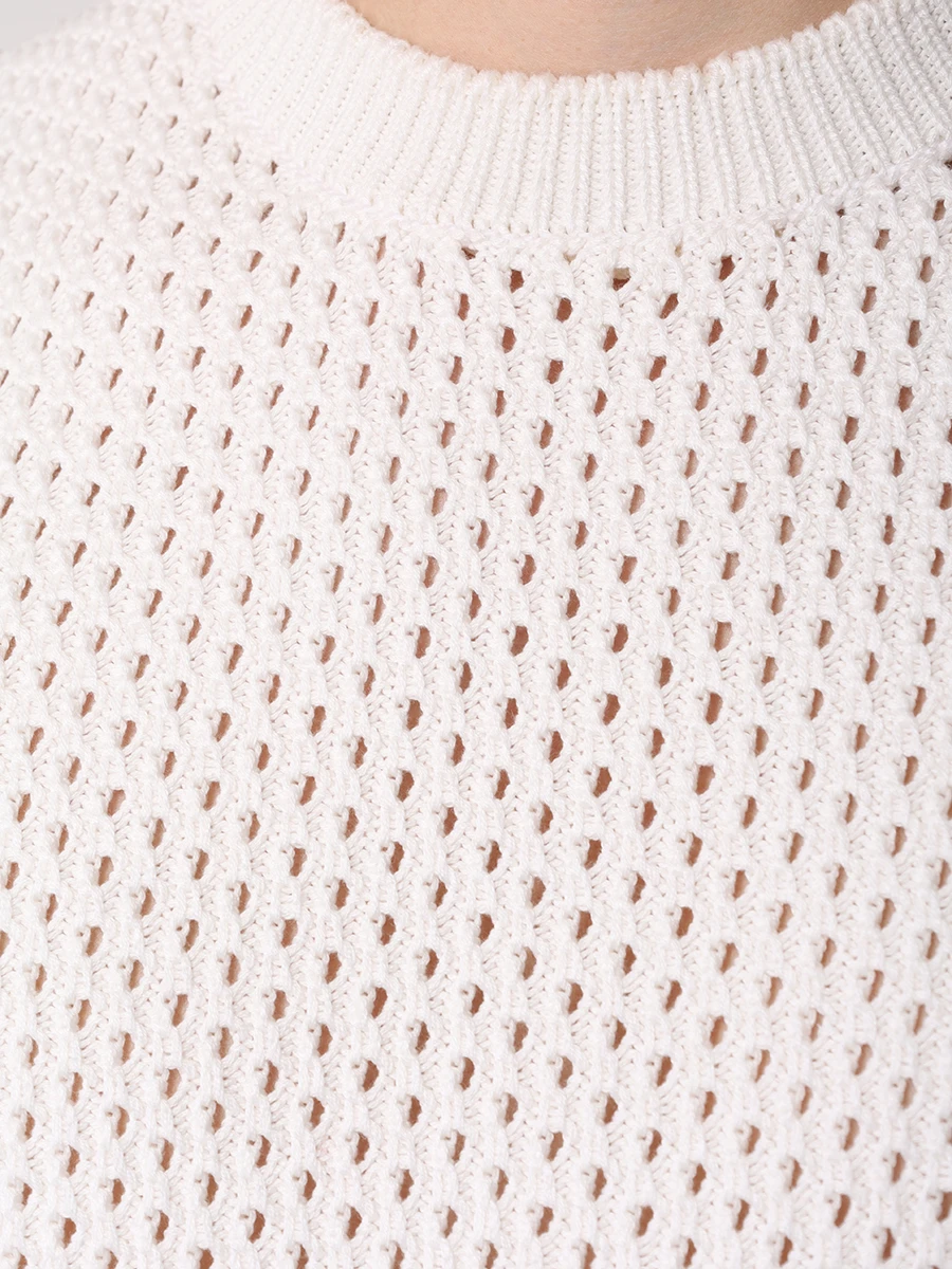 Джемпер хлопковый TOM FORD BEC54/TFK110 Белый  Фото 5