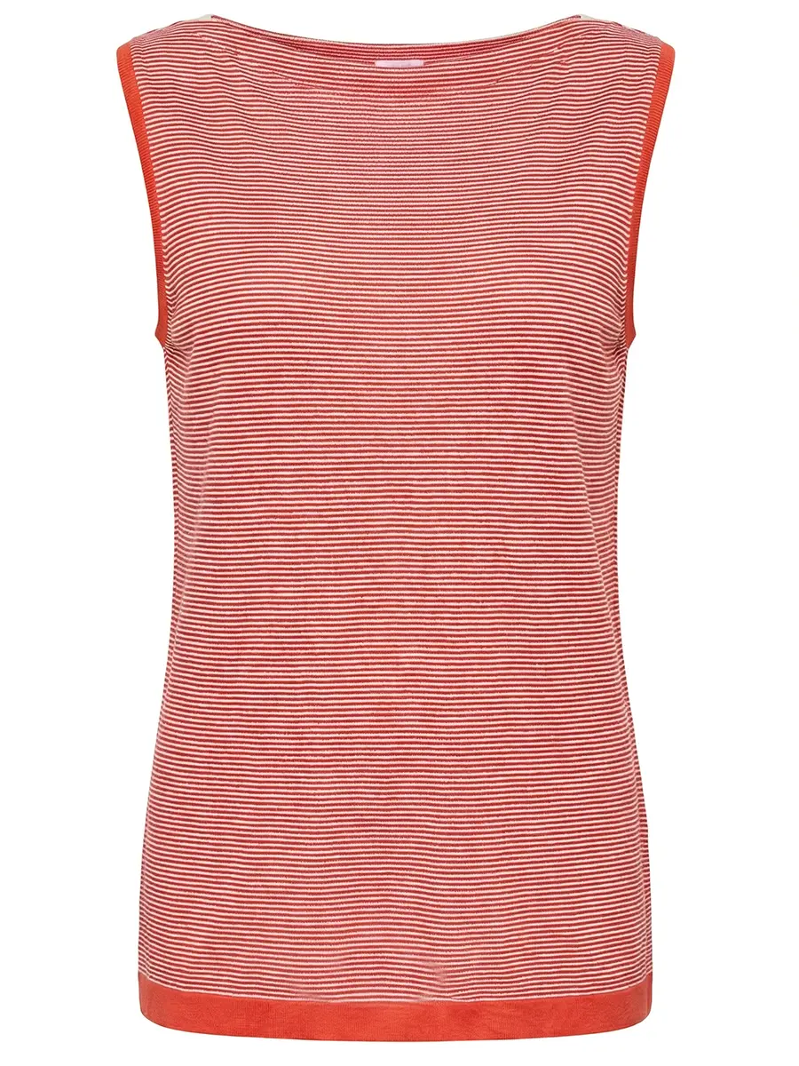 Топ из кашемира и шелка MALO DJF011/F8Z02/красный Красный 