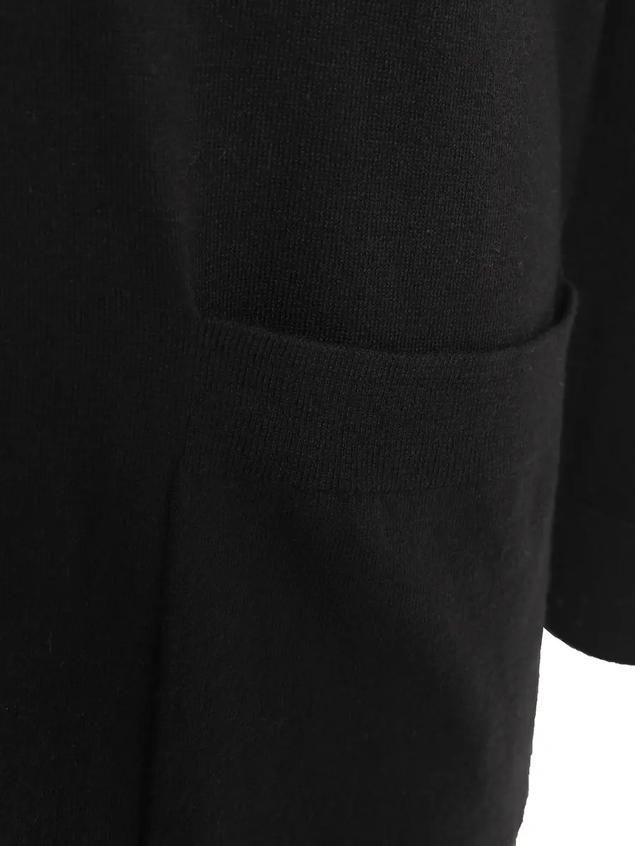 

Кардиган из шелка и хлопка, Черный, Fsarlat Черный