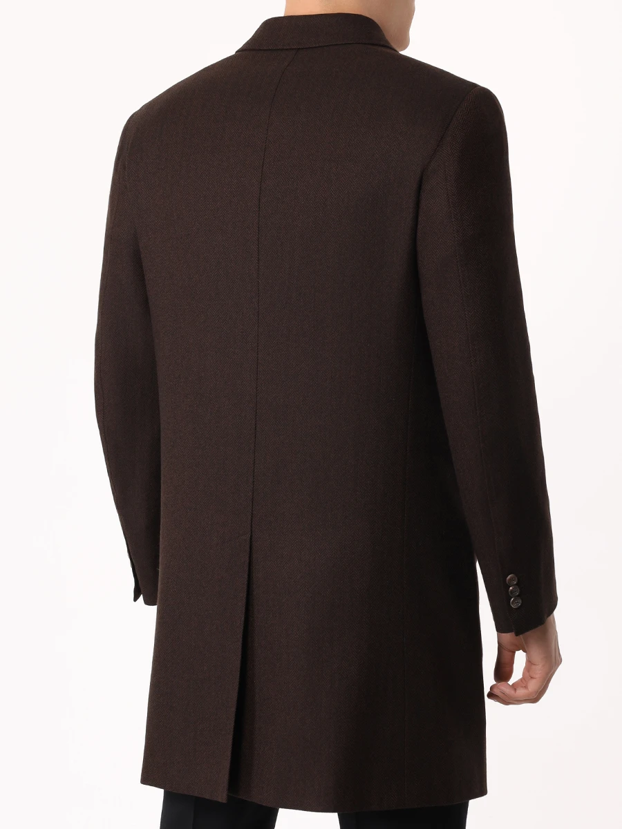 Пальто кашемировое BRIONI R0I00L0Z326 Коричневый  Фото 3