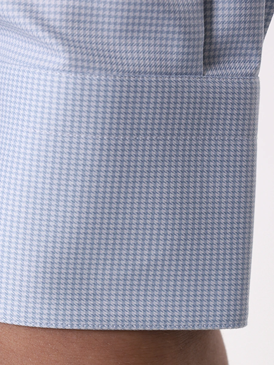 Рубашка Slim Fit хлопковая BRIONI RCL80T/0404B8700 Голубой  Фото 6