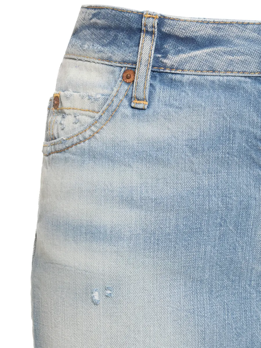 Юбка джинсовая DSQUARED2 S72MA0348 голубой Голубой  Фото 3