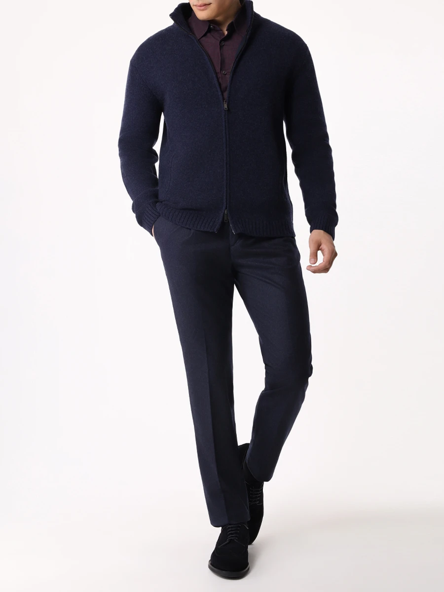 Рубашка Regular Fit хлопковая BRIONI SC210N/0406E Бордовый  Фото 2