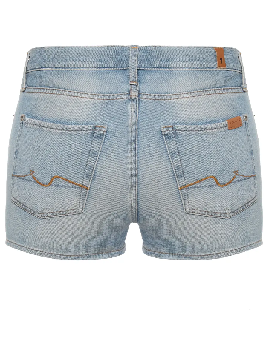 Шорты джинсовые 7 FOR ALL MANKIND SYPJ920FH Голубой  Фото 2