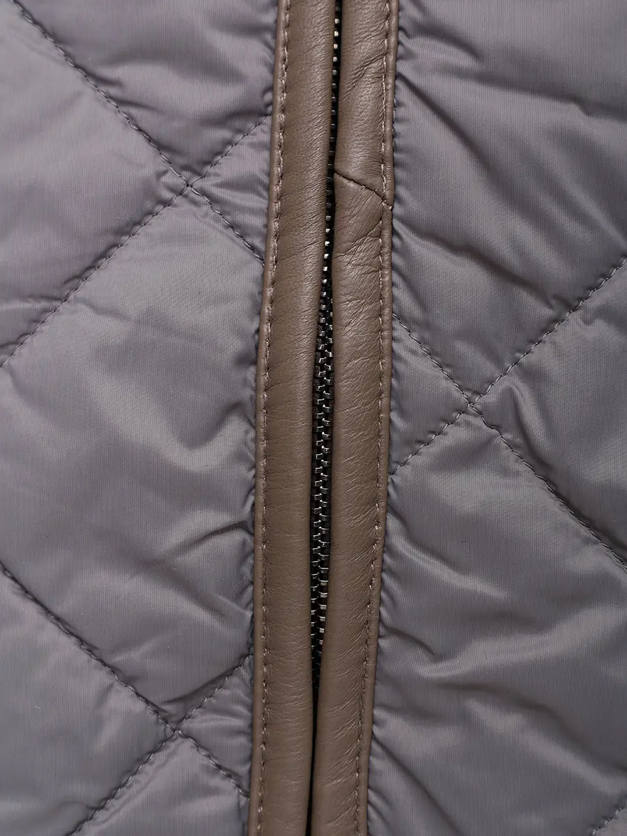 Пальто стеганое MANZONI 24 22M1032 NYTR2L8 Серый  Фото 6