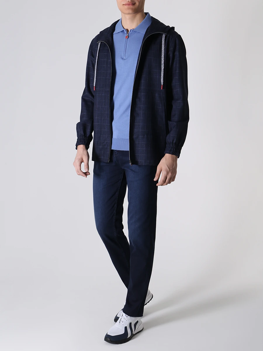 Джинсы хлопковые KITON UFPCARJ0743B03000 Синий  Фото 2