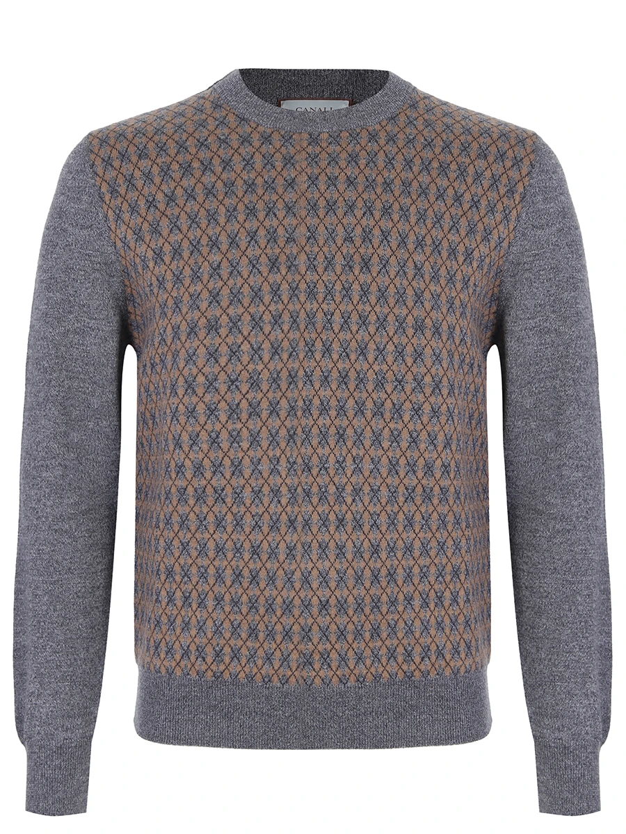 Джемпер шерстяной CANALI MK01963/130/C0012 Серый 