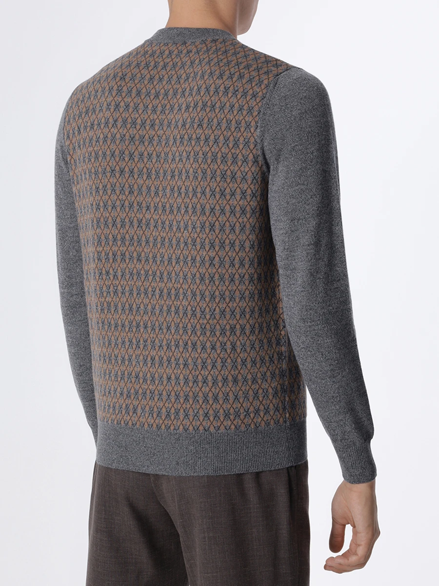 Джемпер шерстяной CANALI MK01963/130/C0012 Серый  Фото 3