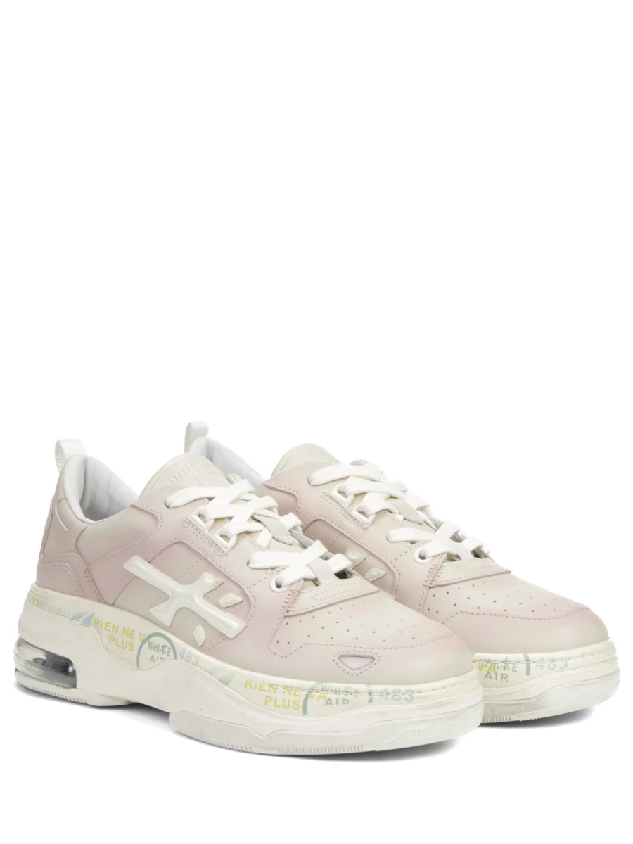 Кроссовки кожаные Draked PREMIATA draked var 312 Бежевый  Фото 2