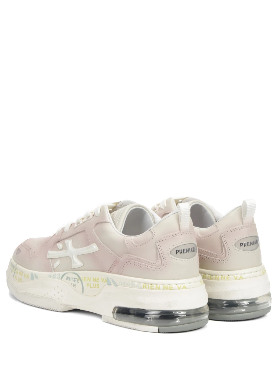 Кроссовки кожаные Draked PREMIATA draked var 312 Бежевый  Фото 4