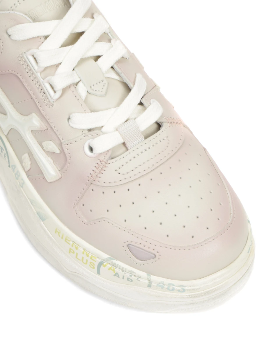 Кроссовки кожаные Draked PREMIATA draked var 312 Бежевый  Фото 5