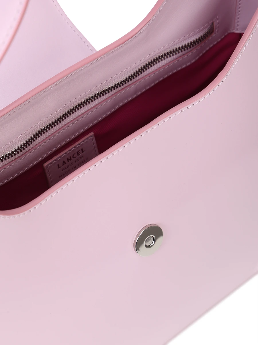 Сумка кожаная LANCEL 12361 Розовый  Фото 4