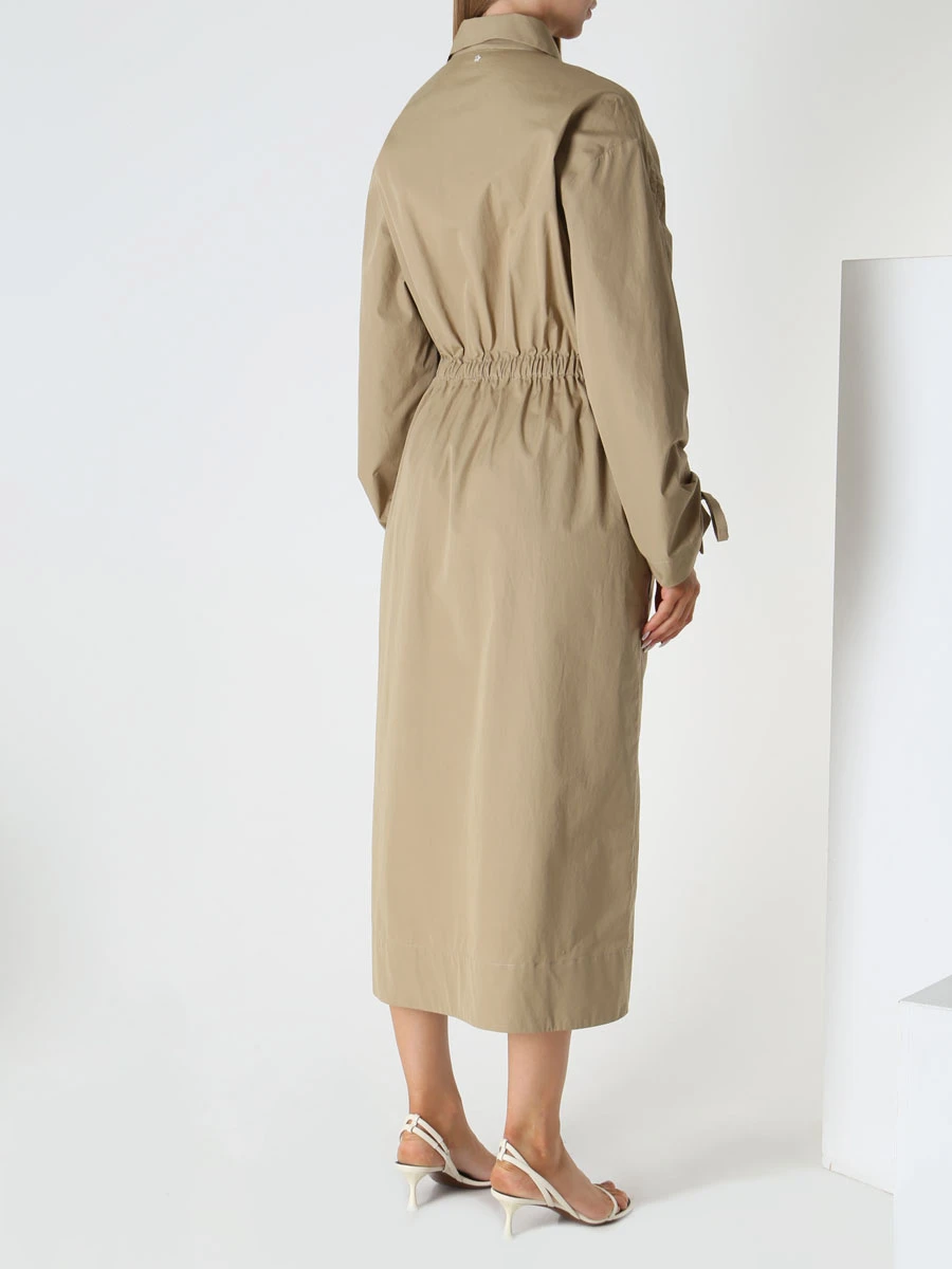 Платье хлопковое LORENA ANTONIAZZI P2369AB11A/3434 253 Коричневый  Фото 3