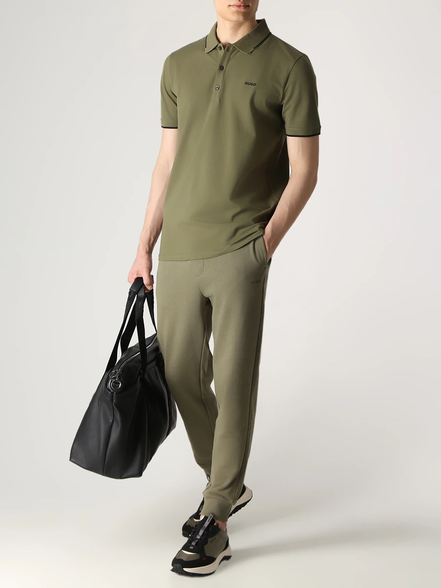 

Поло Slim Fit хлопковое, Хаки, 50467344/345
