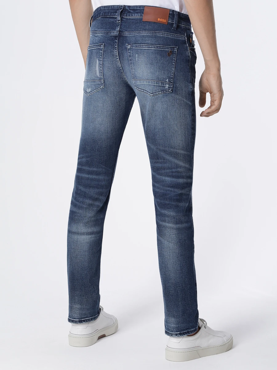 

Джинсы Slim Fit хлопковые, Синий, 50495930/424