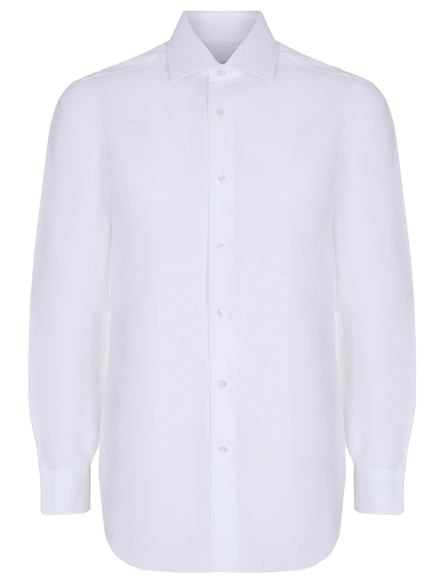 Рубашка Regular Fit хлопковая BARBA d2u634536301u, размер 50, цвет белый - фото 1
