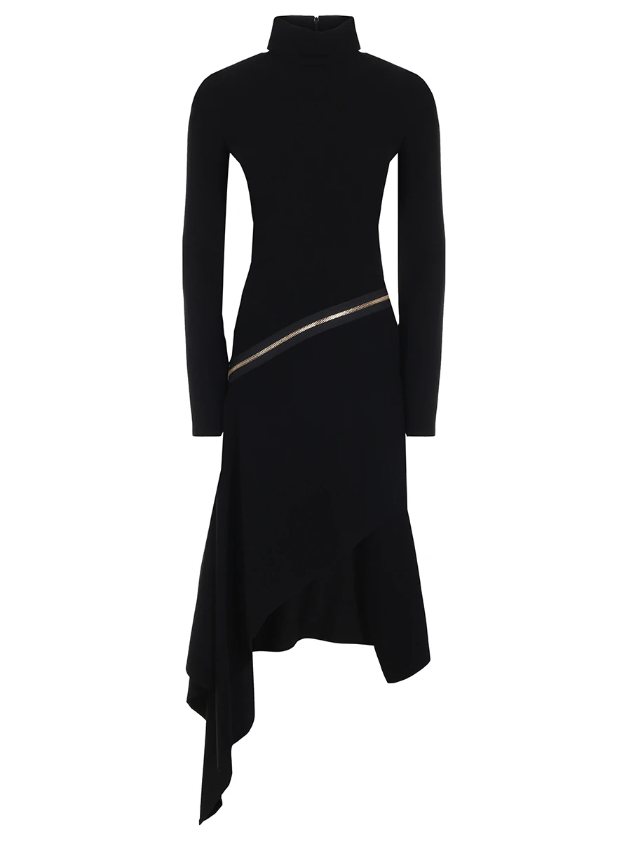 Асимметричное платье, DR714/замок Черный, ALEXANDRE VAUTHIER, 133076  - купить