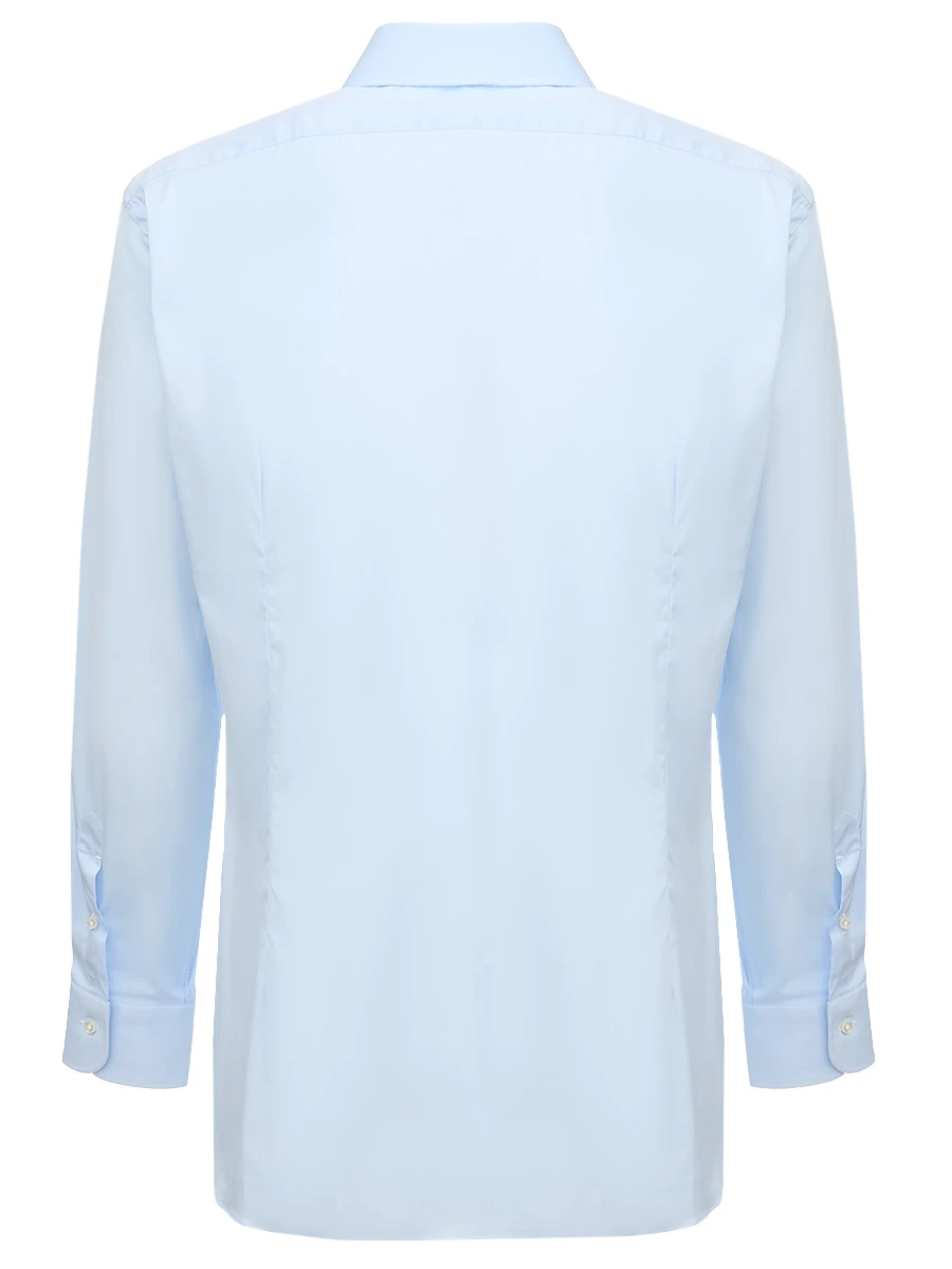 Хлопковая рубашка BARBA I1U132566001U, размер 52, цвет голубой - фото 2