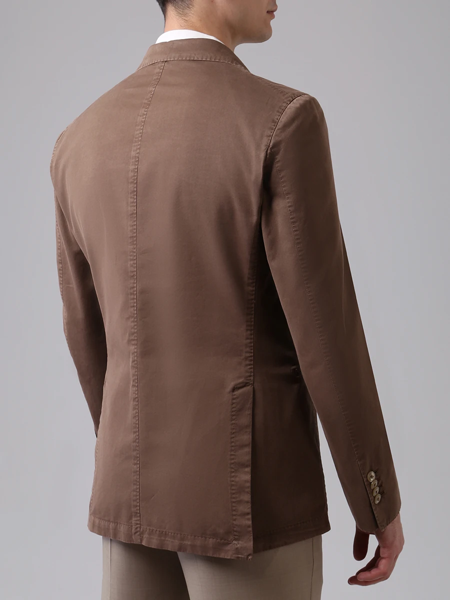 Однобортный пиджак L.B.M. 1911 85720/09 2805, размер 48, цвет коричневый 85720/09 2805 - фото 3