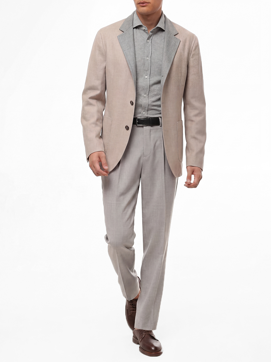 

Пиджак кашемировый двусторонний, Бежевый, MD4429920 C7722