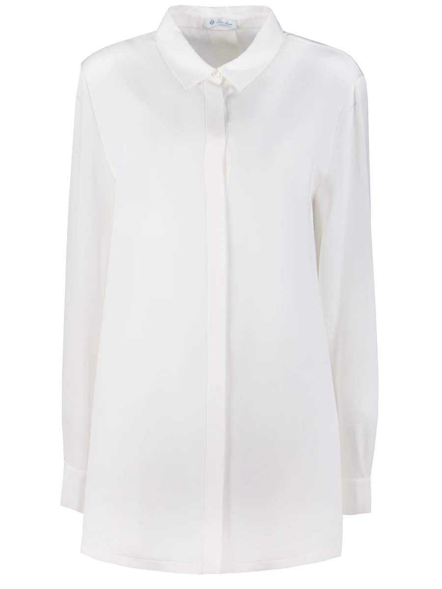 

Блуза шелковая, Белый, FAF8134/ Белый