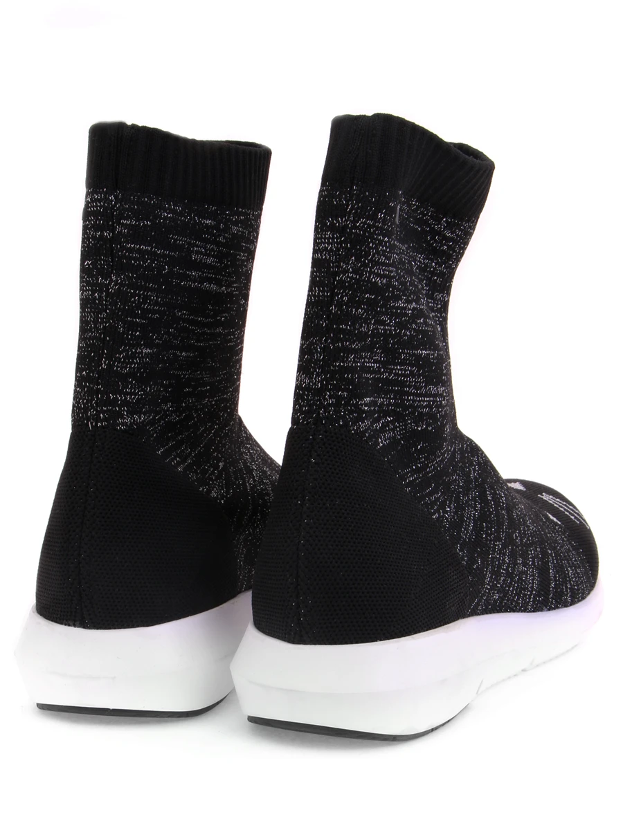 Высокие кроссовки из текстиля KARL LAGERFELD KL61165_K0S/ Черный Черный  Фото 4