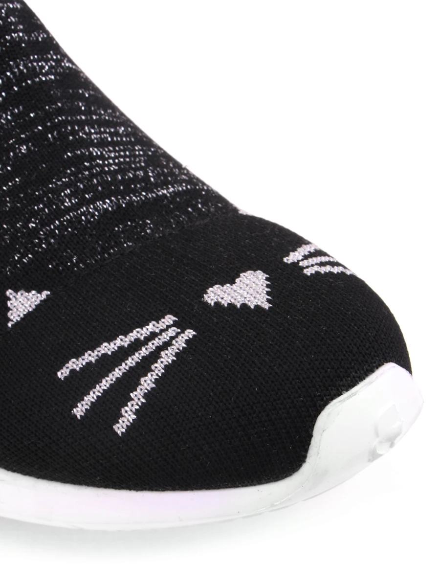 Высокие кроссовки из текстиля KARL LAGERFELD KL61165_K0S/ Черный Черный  Фото 5