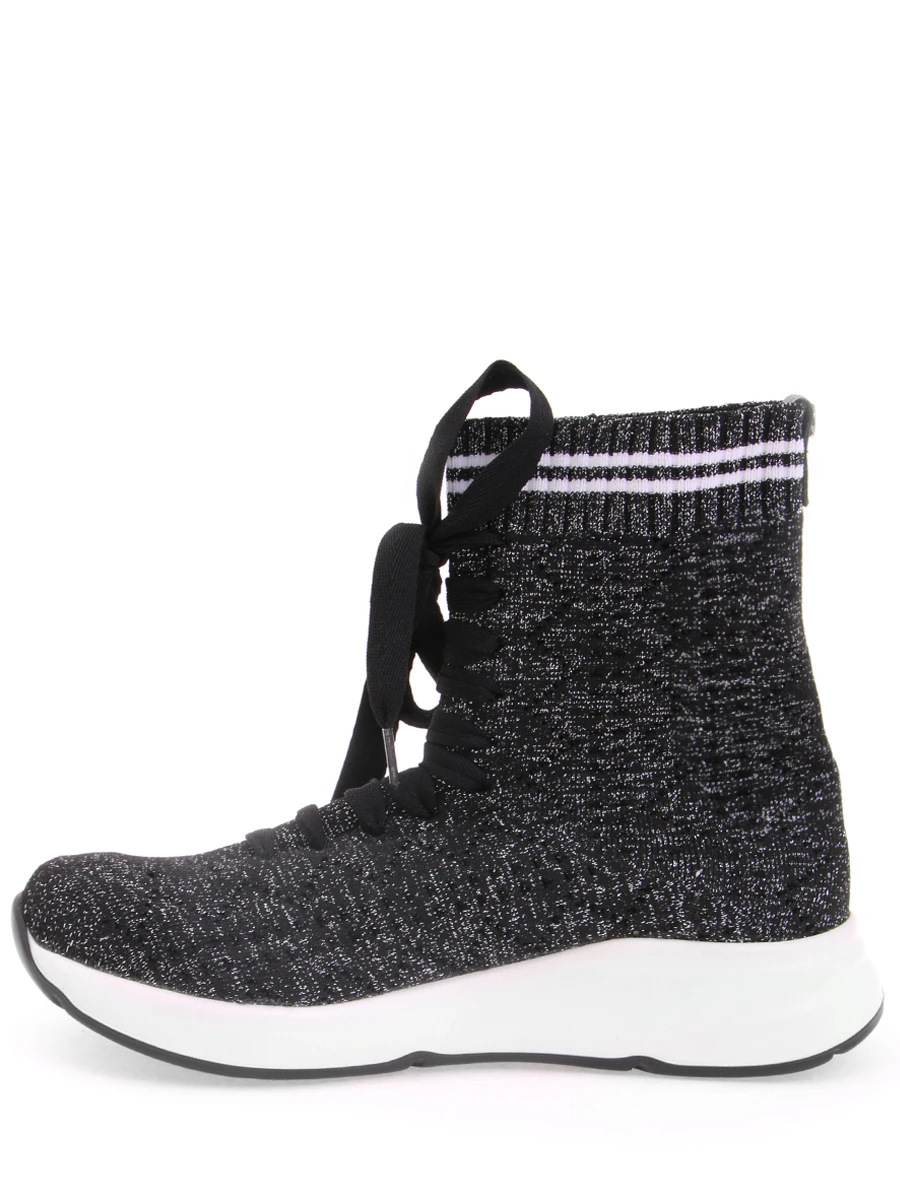 Высокие кроссовки из текстиля JOG DOG Well07DR/чулок/ Черный Черный  Фото 3