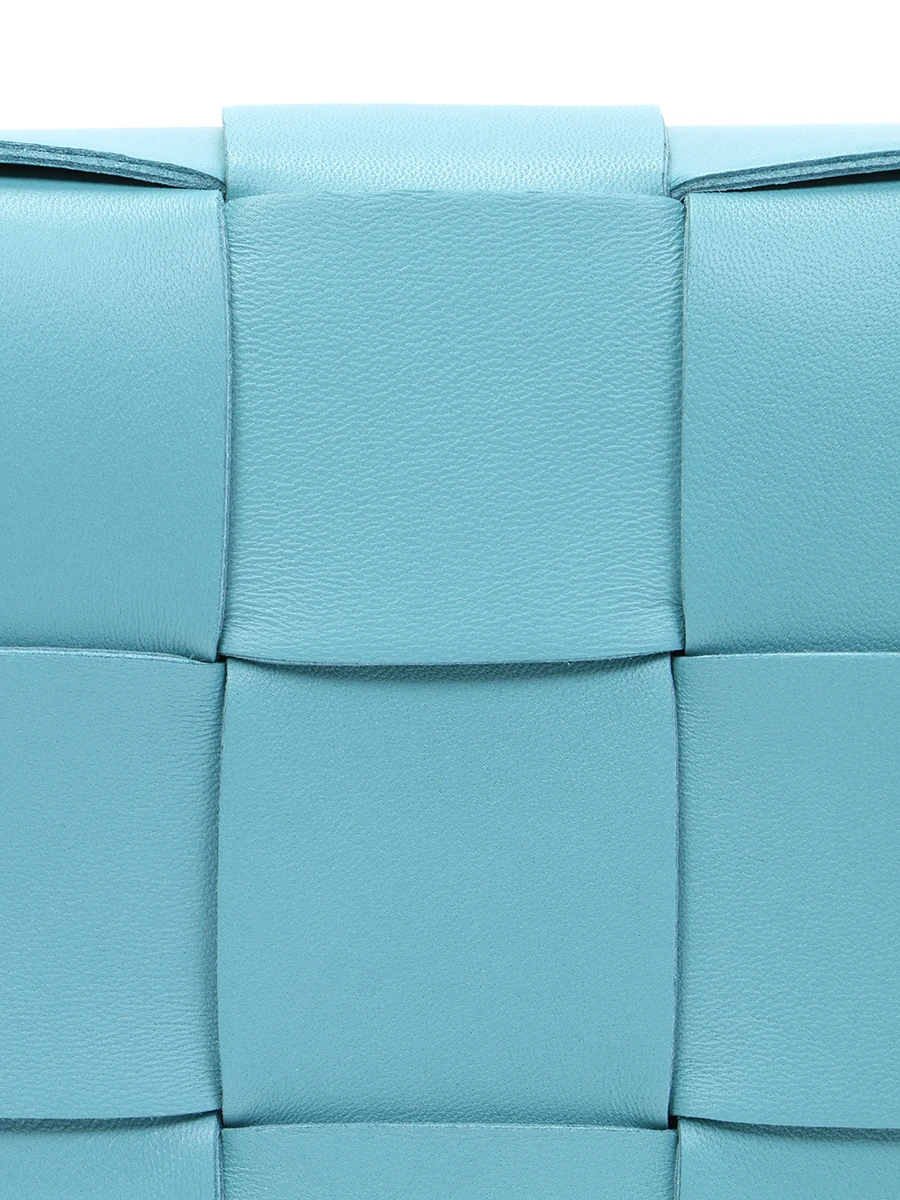 Сумка кожаная Cassette BOTTEGA VENETA 578004 VMAY1 Синий  Фото 4