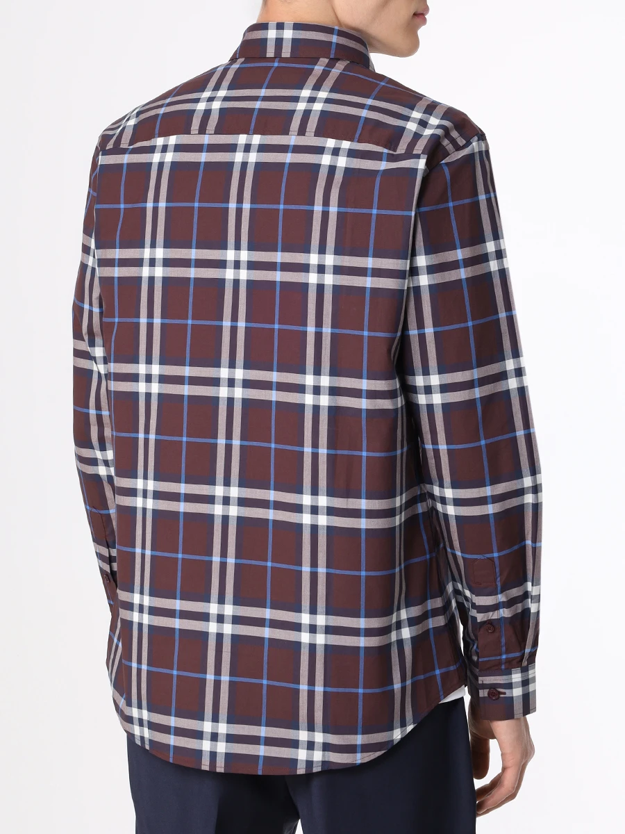 

Рубашка Regular Fit хлопковая, Бордовый, 8055727 B1355