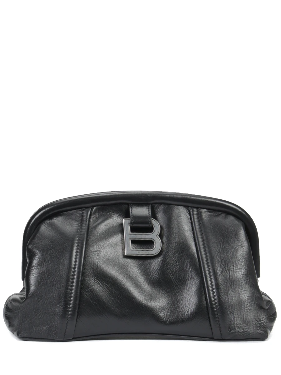 Клатч кожаный BALENCIAGA 673120 1I76Y 1000, размер Один размер, цвет черный - фото 1