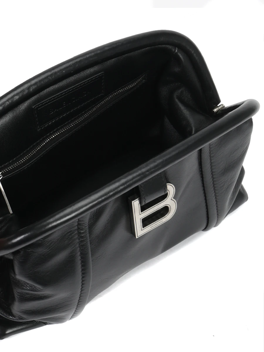 Клатч кожаный BALENCIAGA 673120 1I76Y 1000, размер Один размер, цвет черный - фото 3