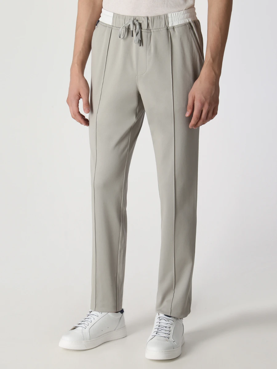 Костюм хлопковый CAPOBIANCO 14M401/14M709.BI00 ROPE Серо- Серый  Фото 7