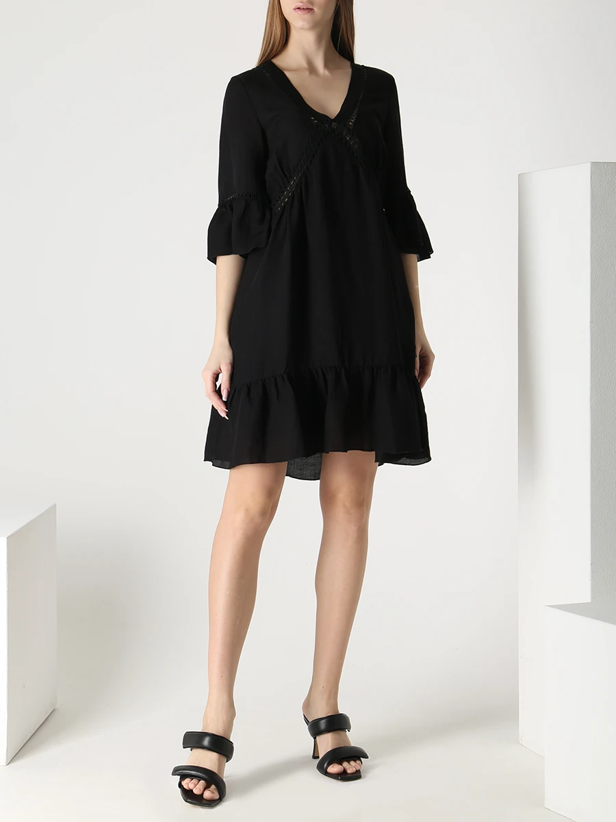 

Платье из вискозы, Черный, DRULNIR P23PAB9349AAUN274500016