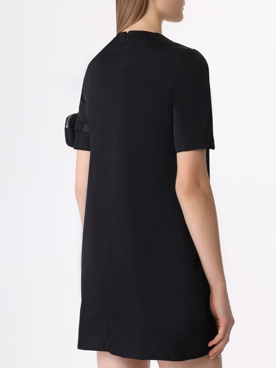 

Платье из Re-Nylon, Черный, 230620S2011WQ8 F0002