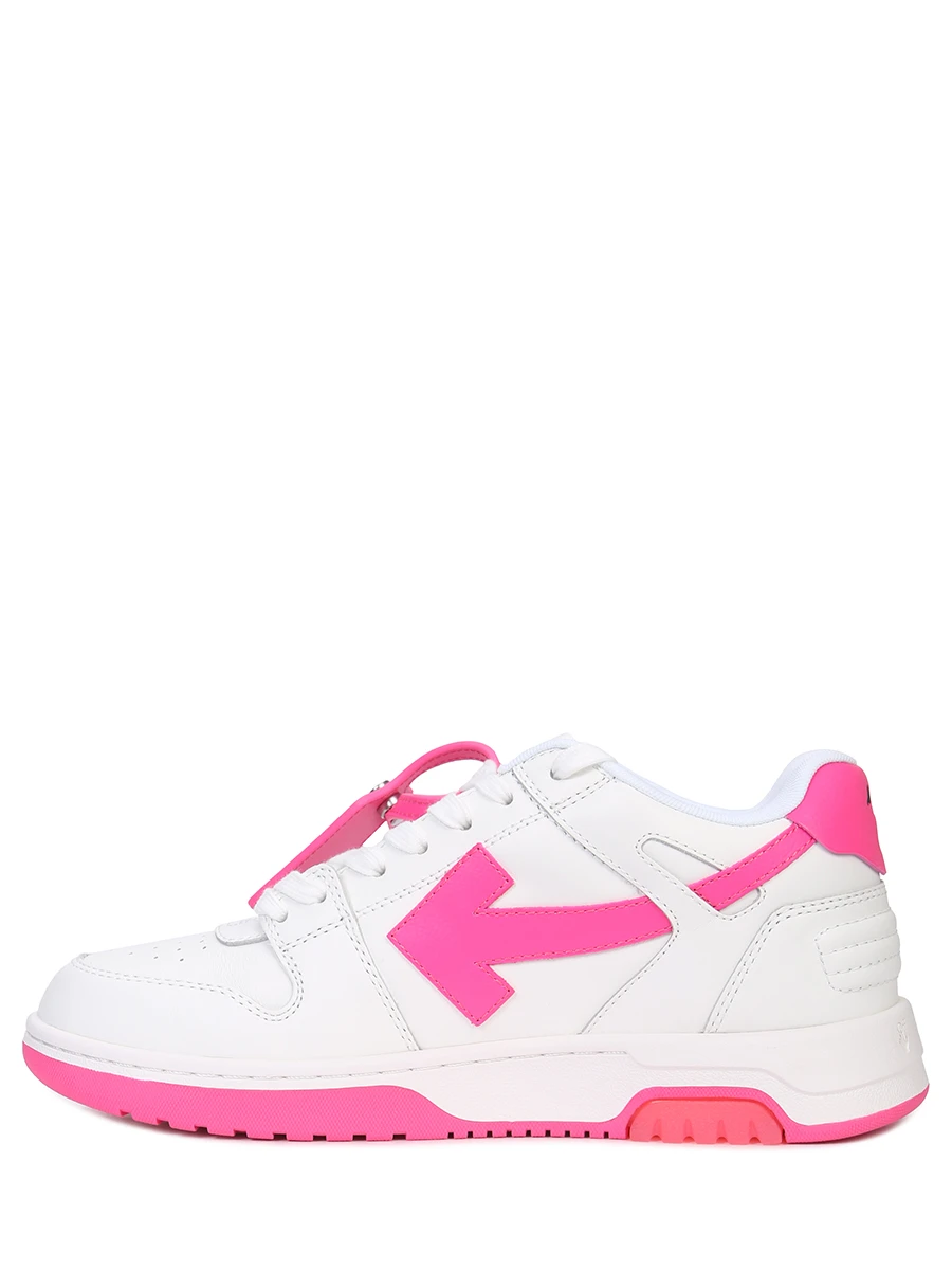Кеды кожаные Out of Office OFF-WHITE OWIA259S23LEA001 0132 Белый  Фото 3