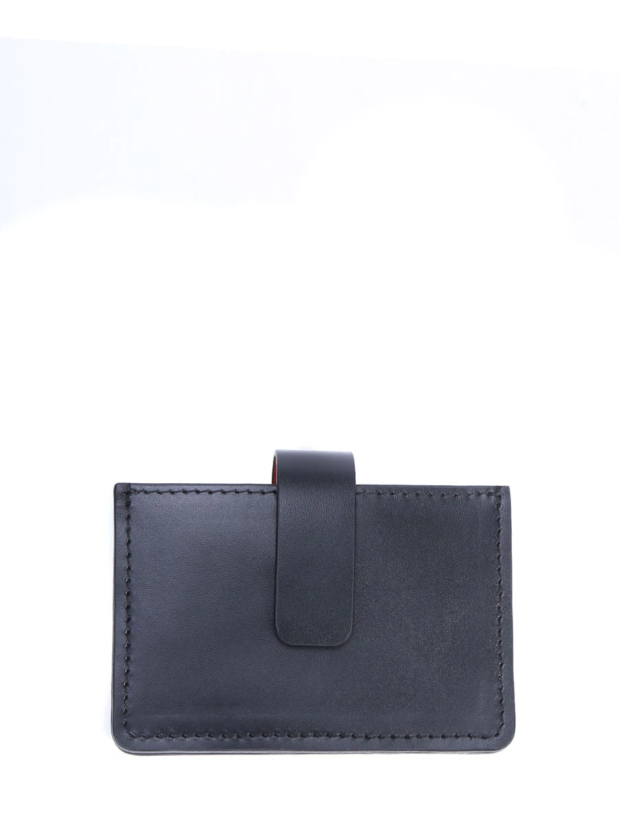 Кардхолдер кожаный MISA BAGS 400-001, размер Один размер, цвет черный - фото 2