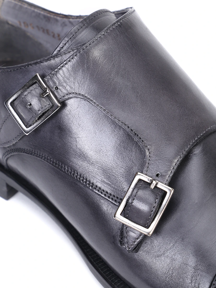 Монки кожаные BRECOS 10512, размер 42 - фото 5